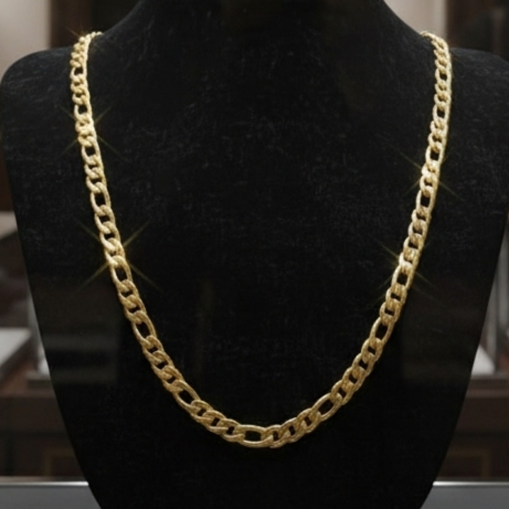 14K Italian Figaro Chain
